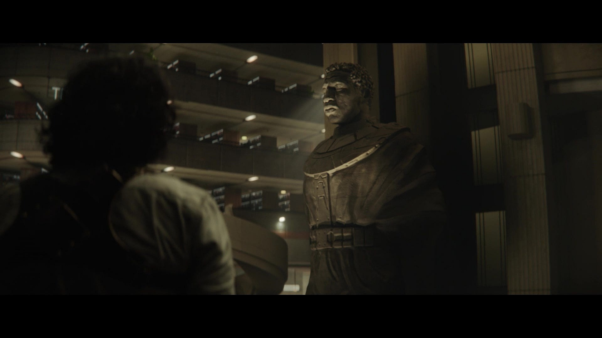 Loki (Tom Hiddleston) discovers the TVA is under new management in Loki Season 1 Episode 6 "For All Time. Always." (2021), Marvel Entertainment