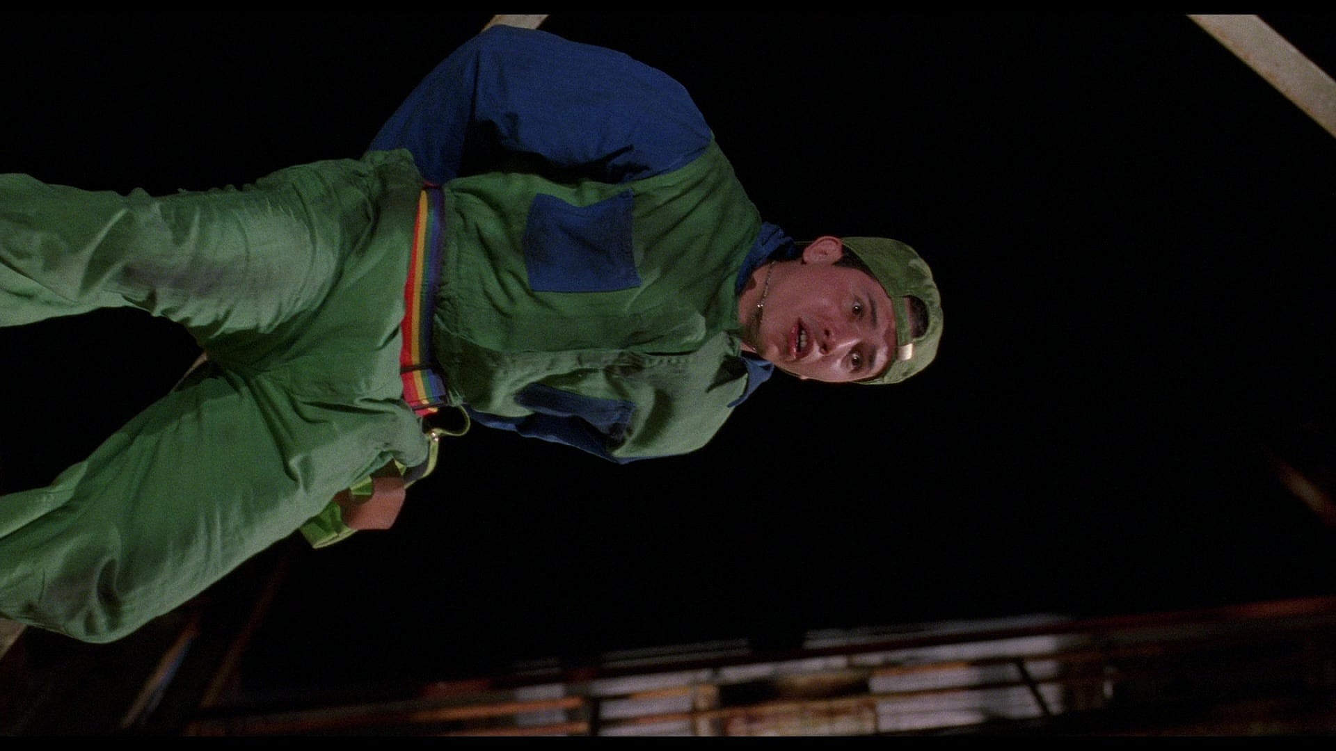 Luigi (John Leguizamo) traverses Dinohattan in Super Mario Bros. (1993), Walt Disney Studios via Blu-ray