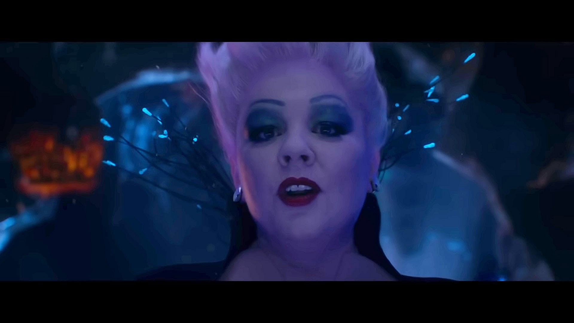 Ursula (Melissa McCarthy) introduces herself in The Little Mermaid (2023), Walt Disney Studios