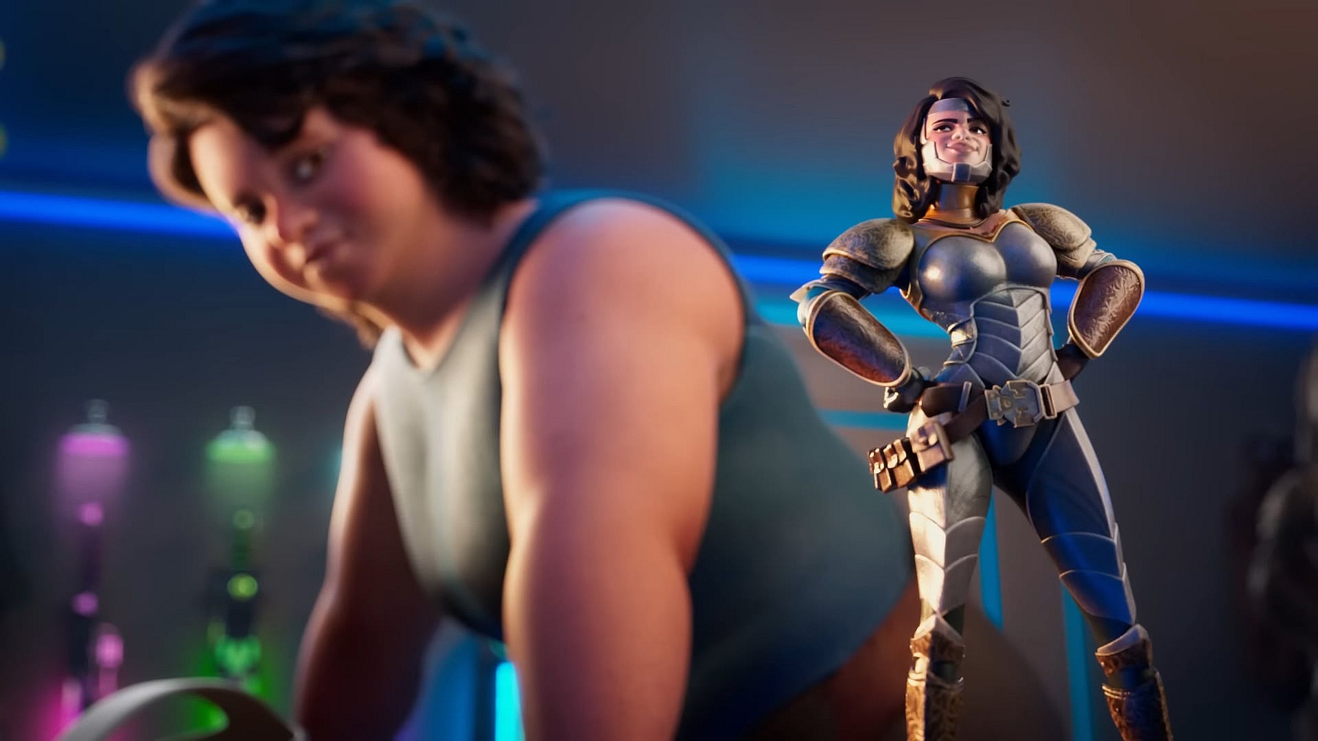 Cinthia compares her actual appearance to her on-screen one in Dove's "Real Virtual Beauty" Ad