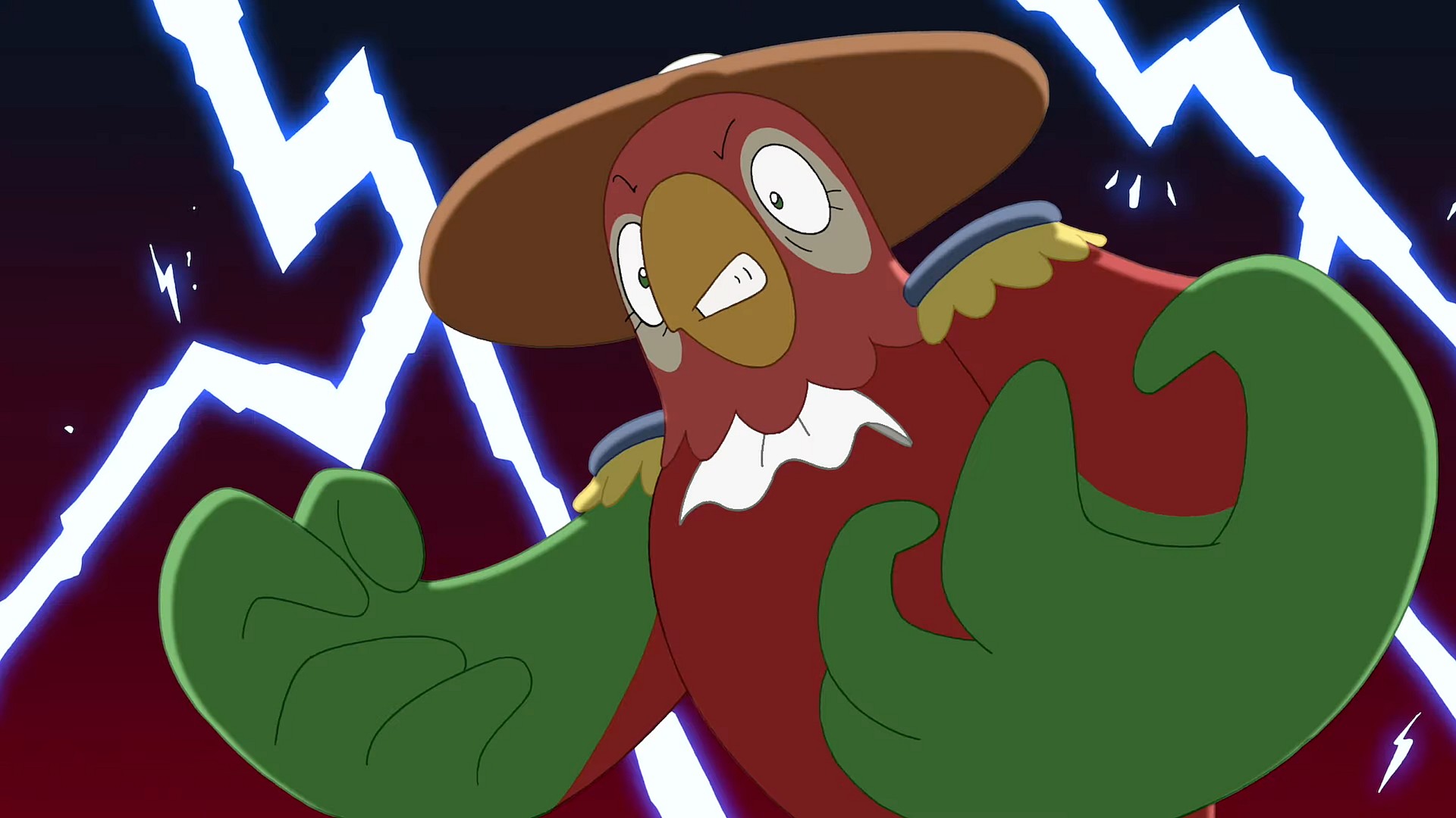 The Parrot Pirate Polly (Em Hagen) talks about the Davey Jones curse in We Baby Bears Season 2 Episode 2 Polly's New Crew (2023), Cartoon Network Studios