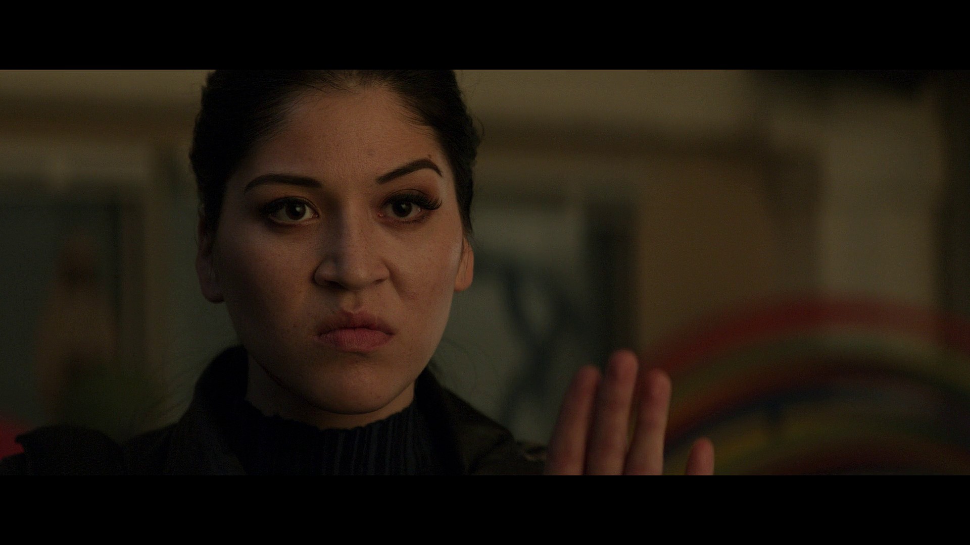 Echo (Alqua Cox) reminds the Track Suit Mafia who's boss in Hawkeye Episode 3 "Echoes" (2021), Marvel Entertainment