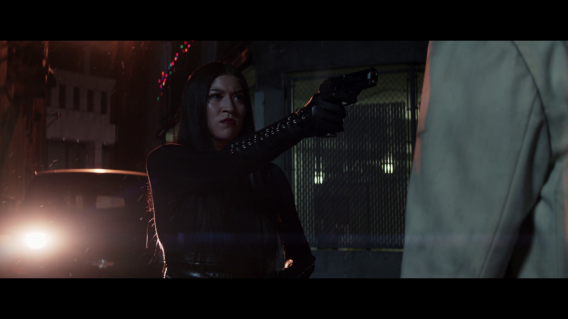 Echo (Alaqua Cox) puts an end to Wilson Fisk (Vincent D'Onofrio) in Hawkeye Season 1 Episode 6 "So This Is Christmas?" (2021), Marvel Entertainment