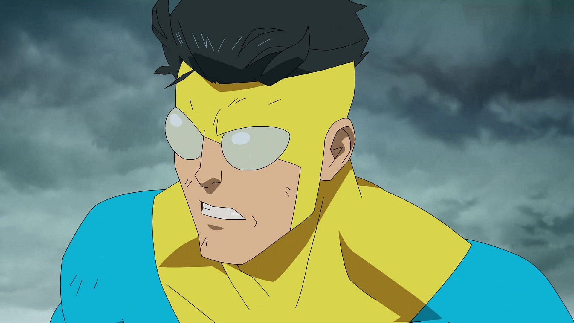 Mark Grayson (Steven Yeun) tries to wrap his head around his current situation in Invincible Season 1 Episode 7 "We Need To Talk" (2021), Amazon