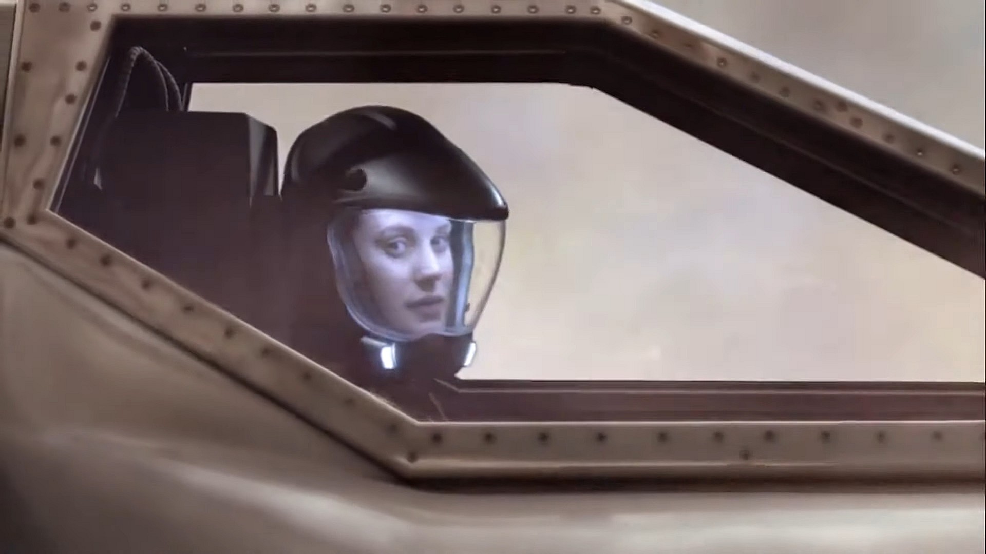 Starbuck (Katee Sackhoff) returns from the dead in Battlestar Galactica Season 3 Episode 20 "Crossroads Part 2" (2007), Universal