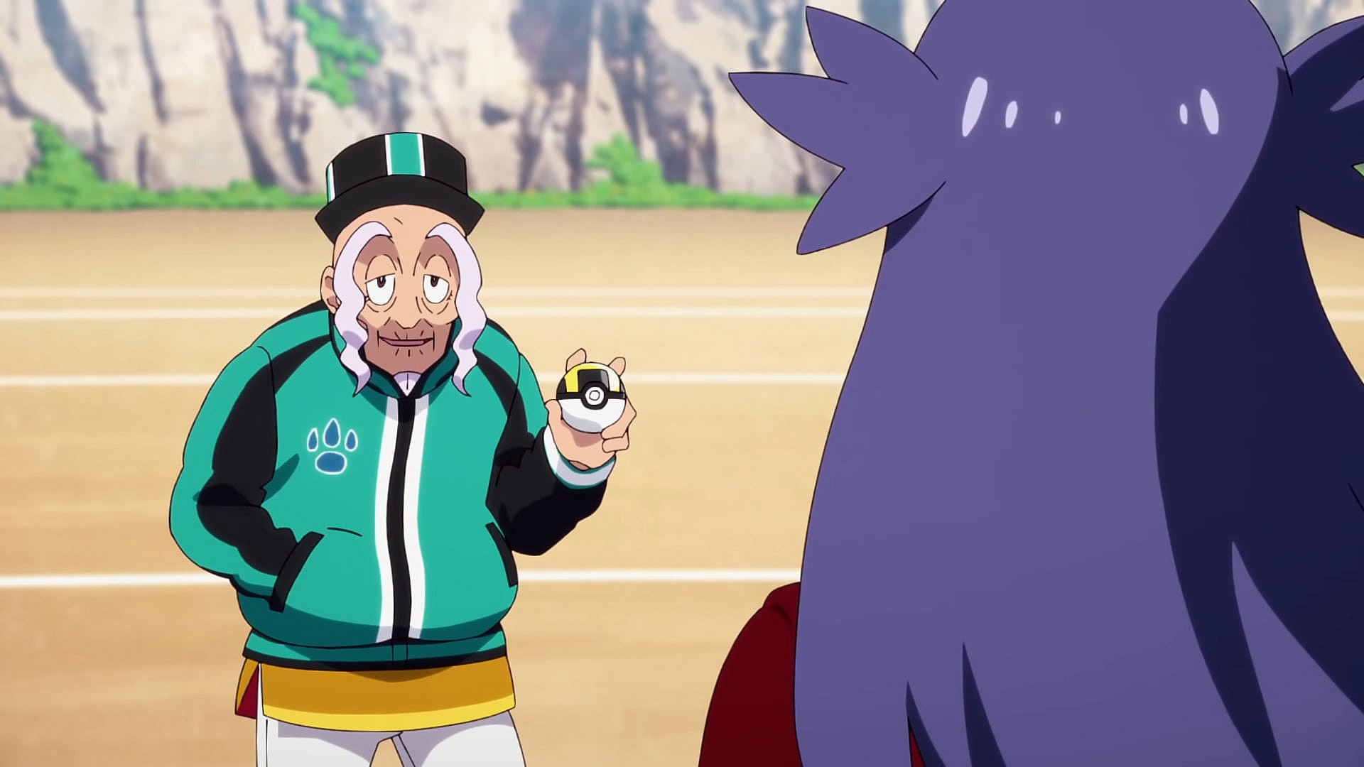 Mustard (SungWon Cho) has advice for Leon (Kai Jordan) in Pokémon: Twilight Wings Episode 8 "Gathering of Stars" (2020), The Pokémon Company