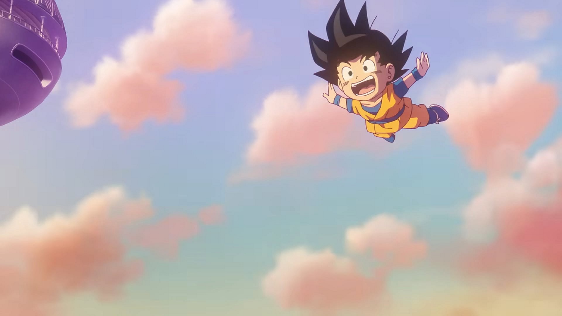 Goku (Masako Nozawa) remembers how to fly in Dragon Ball Daima (2024), Toei Animation
