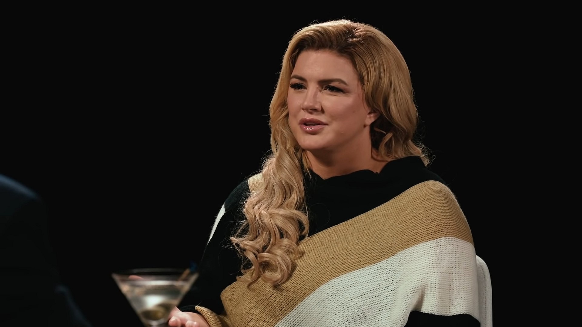 Gina Carano stops by Real Answers and Real Drinks with Michael Knowles