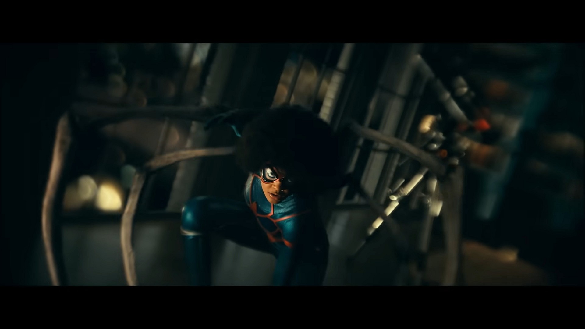 Mattie Franklin (Celeste O'Connor) readies herself for a fight in Madame Web (2024), Sony Pictures