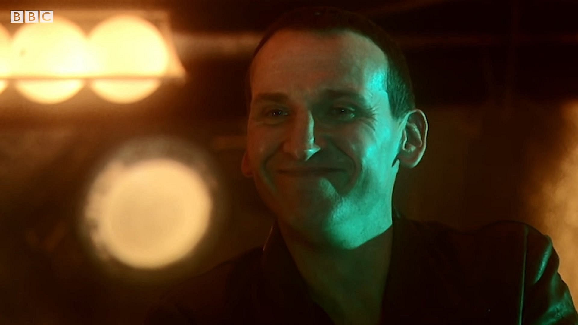 The Doctor (Christopher Eccleston) says good-bye to Rose (Billie Piper) before regenerating in Doctor Who Series 1 Episode 13 "The Parting of Ways" (2005), BBC