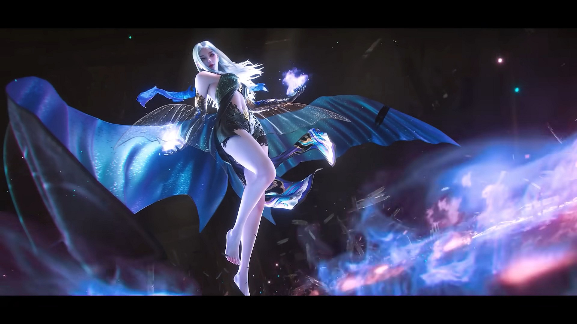 Zai Ji (Koshimizu Ami) unleashes her power in NARAKA: BLADEPOINT (2021), NetEase