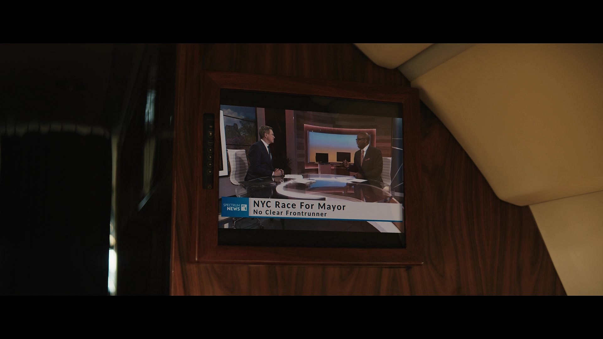 Wilson Fisk (Wilson Fisk) takes notice of a particular news broadcast in Echo Season 1 Episode 5 "Maya" (2023), Marvel Entertainment