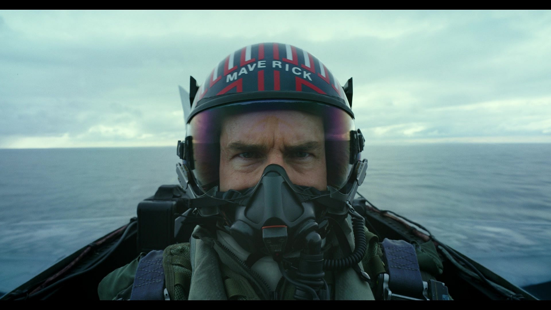 Maverick (Tom Cruise) puts his faith in his team as they prepare to execute their mission in Top Gun: Maverick (2022), Paramount Pictures