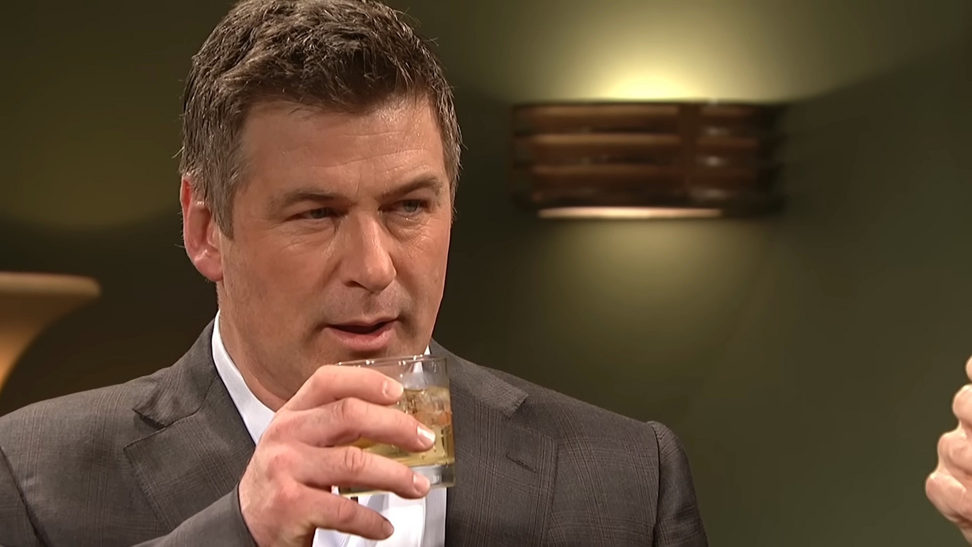 Alec Baldwin in Platinum Lounge - Saturday Night Live, via Saturday Night Live, YouTube