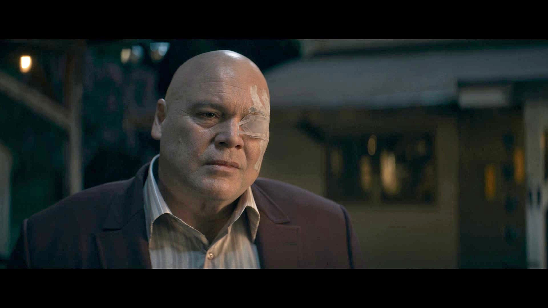 Kingpin (Vincent D'Onofrio) pays Maya (Alaqua Cox) a surprise hometown visit in Echo Season 1 Episode 3 "Tuklo" (2023), Marvel Entertainment