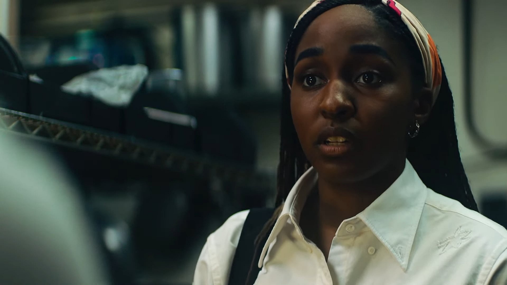 Sydney (Ayo Edebiri) introduces herself to Carmy (Jeremy Allen White) in The Bear Season 1 Episode 11 "System" (2022), FX