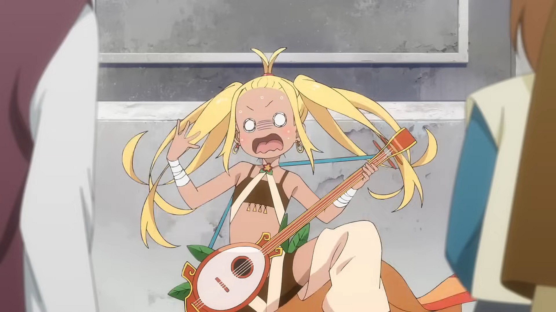 Liliana (Aya Yamane) is taken aback by a newly-gathered crowd in Re:Zero - Starting Life in Another World Season 3 (2024), Studio White Fox