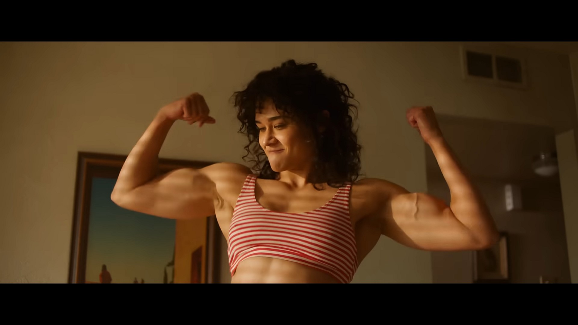 Katy O'Brian as Jackie in Love Lies Bleeding (2024), A24