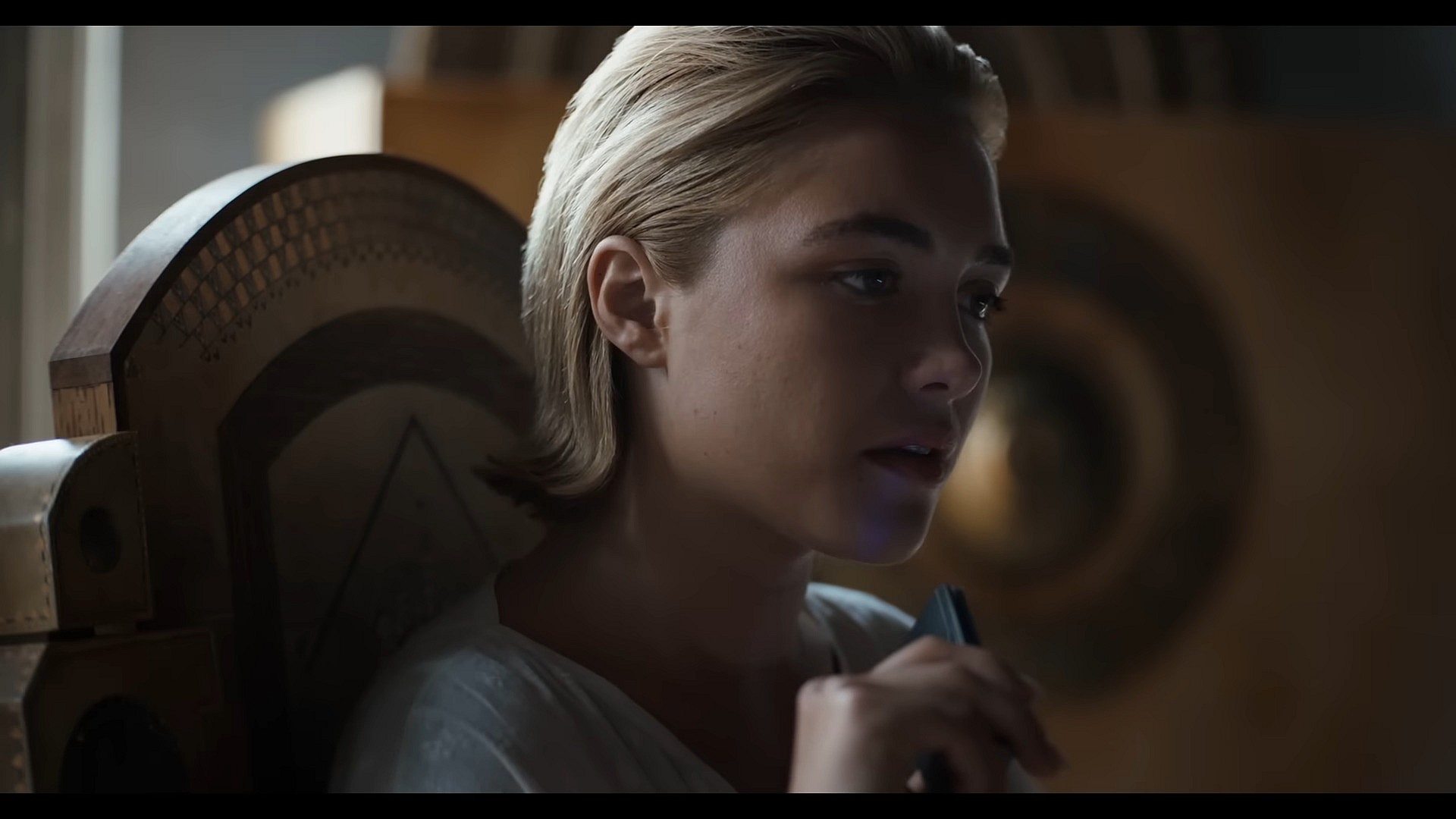 Princess Irulan records the history of Arrakis in Dune: Part Two (2024), Legendary Pictures