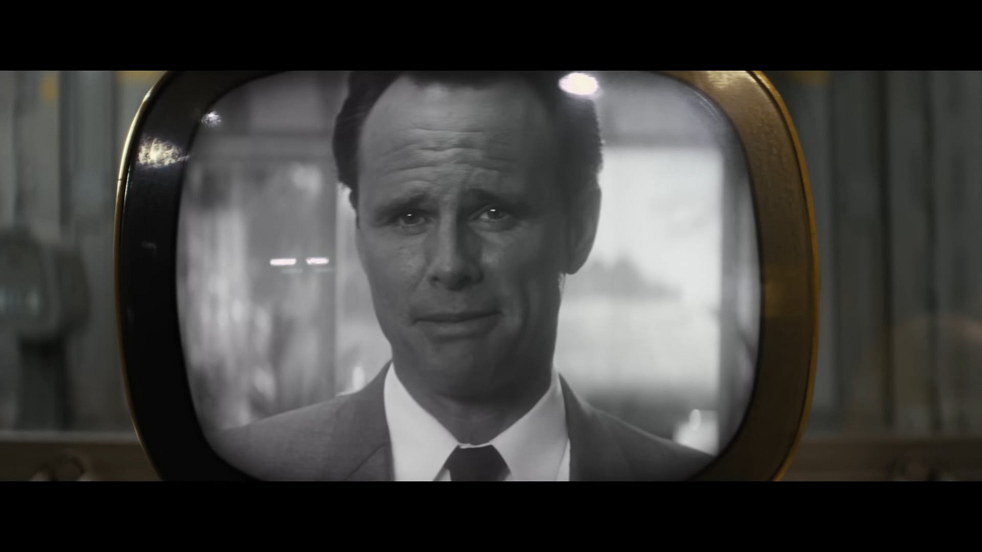 Cooper Howard (Walton Goggins) introduces residents to the Vault in Fallout (2024), Amazon Prime Studios