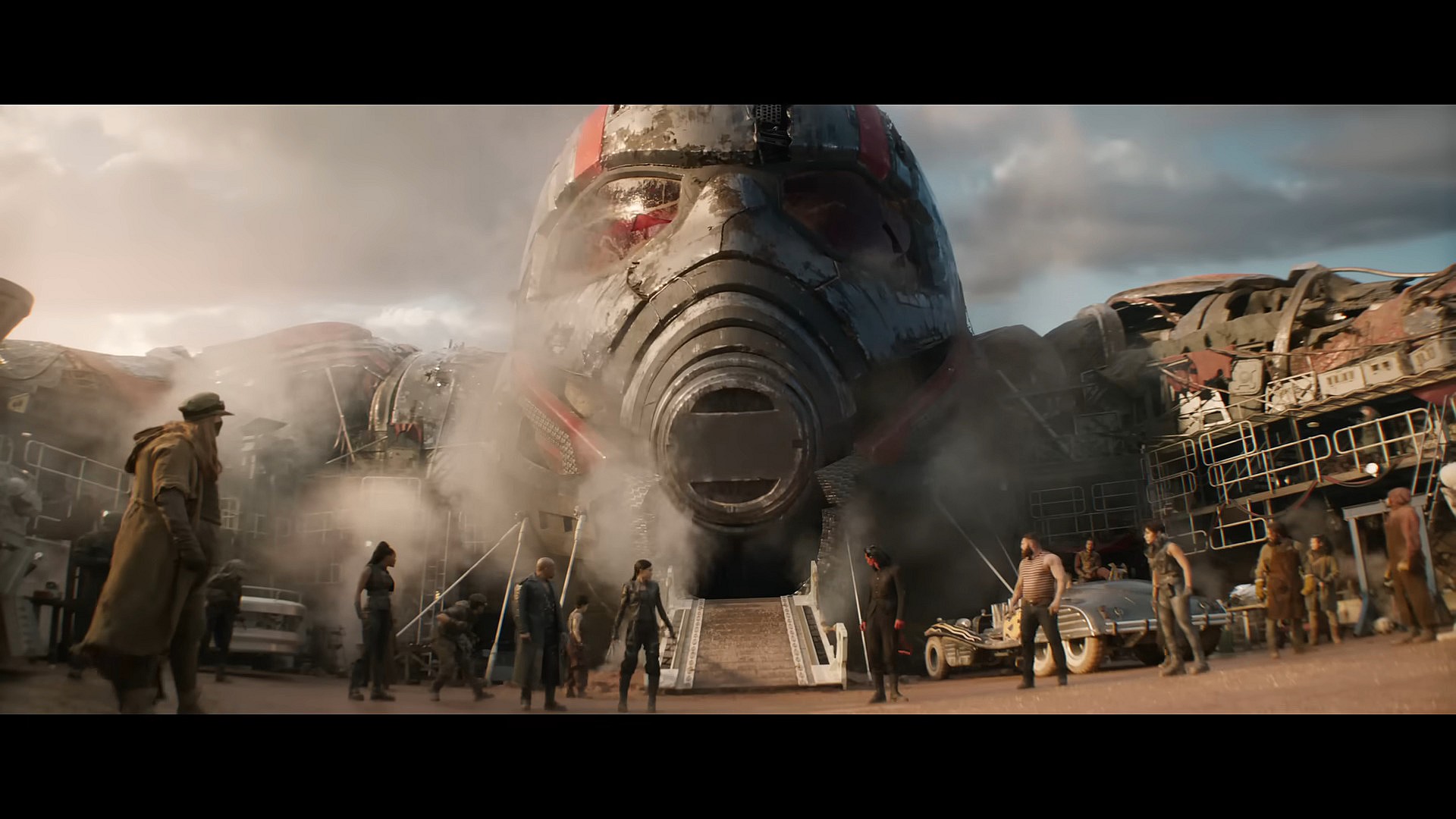 Cassandra Nova (Emma Corrin) uses an abandoned Ant-Man suit as a base of operations in Deadpool & Wolverine (2024), Marvel Entertainment