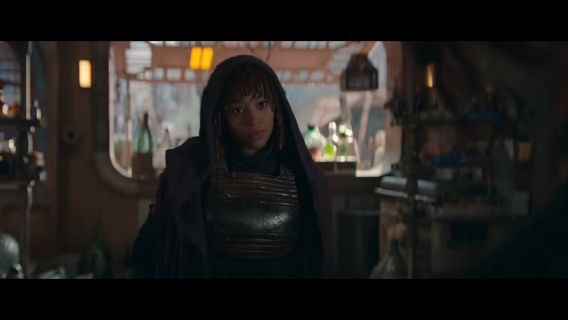 Mae (Amandla Stenberg) seeks information in The Acolyte (2024), Disney