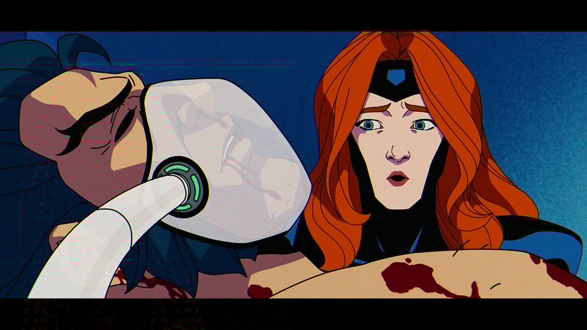 Morph (J.P. Karliak) confesses his love for Wolverine (Cal Dodd) recovery in X-Men '97 Season 1 Episode 10 'Tolerance is Extinction - Part 3' (2024), Disney Plus(2024), Disney Plus