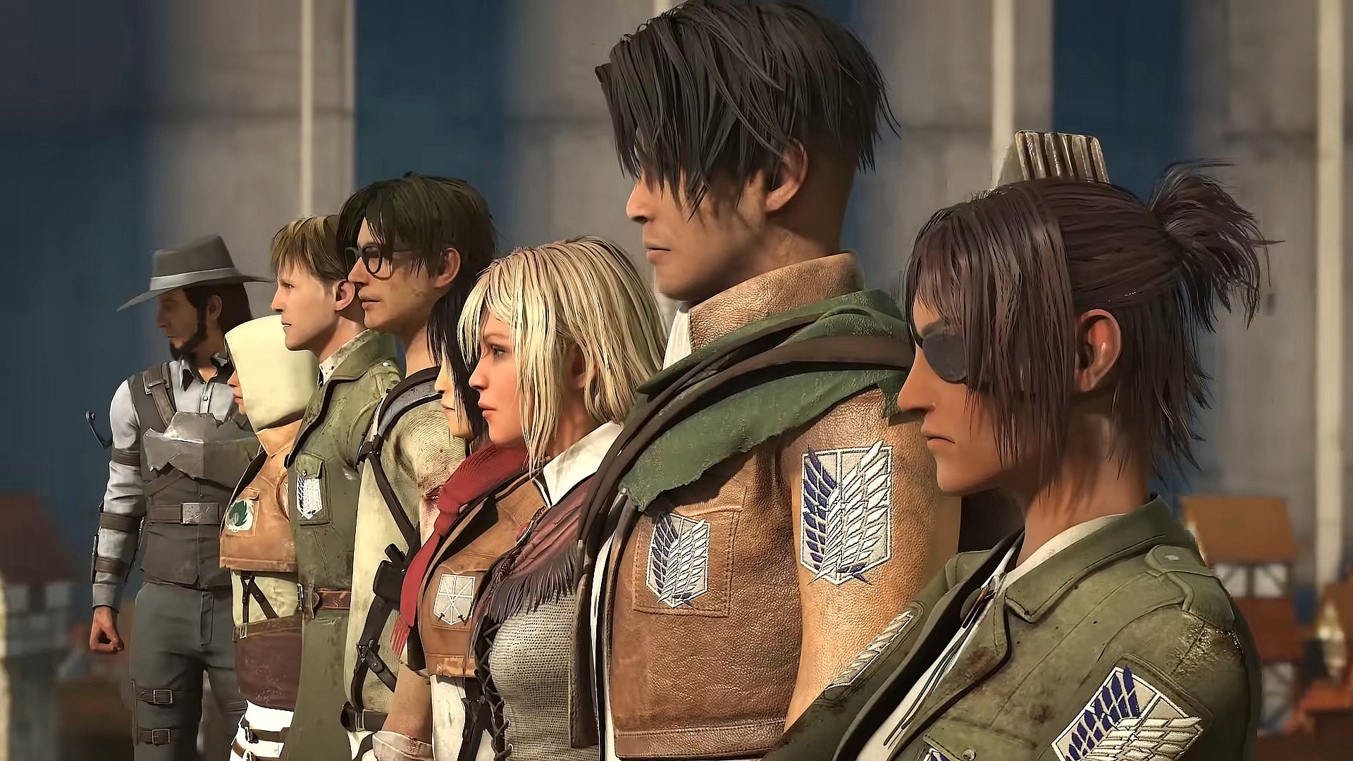 The game's cast pledge their hearts to the Survey Corps in Dead by Daylight (2016), Behaviour Interactive