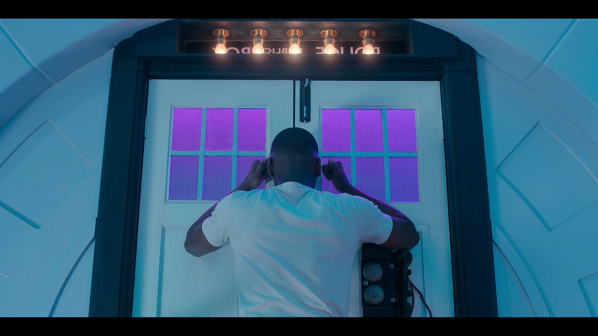 The Doctor (Ncuti Gatwa) breaks his vow of non-pacifism in order to stop Sutkeh (Gabriel Woolf) in Doctor Who Series 14 Episode 8 “Empire of Death” (2024), BBC