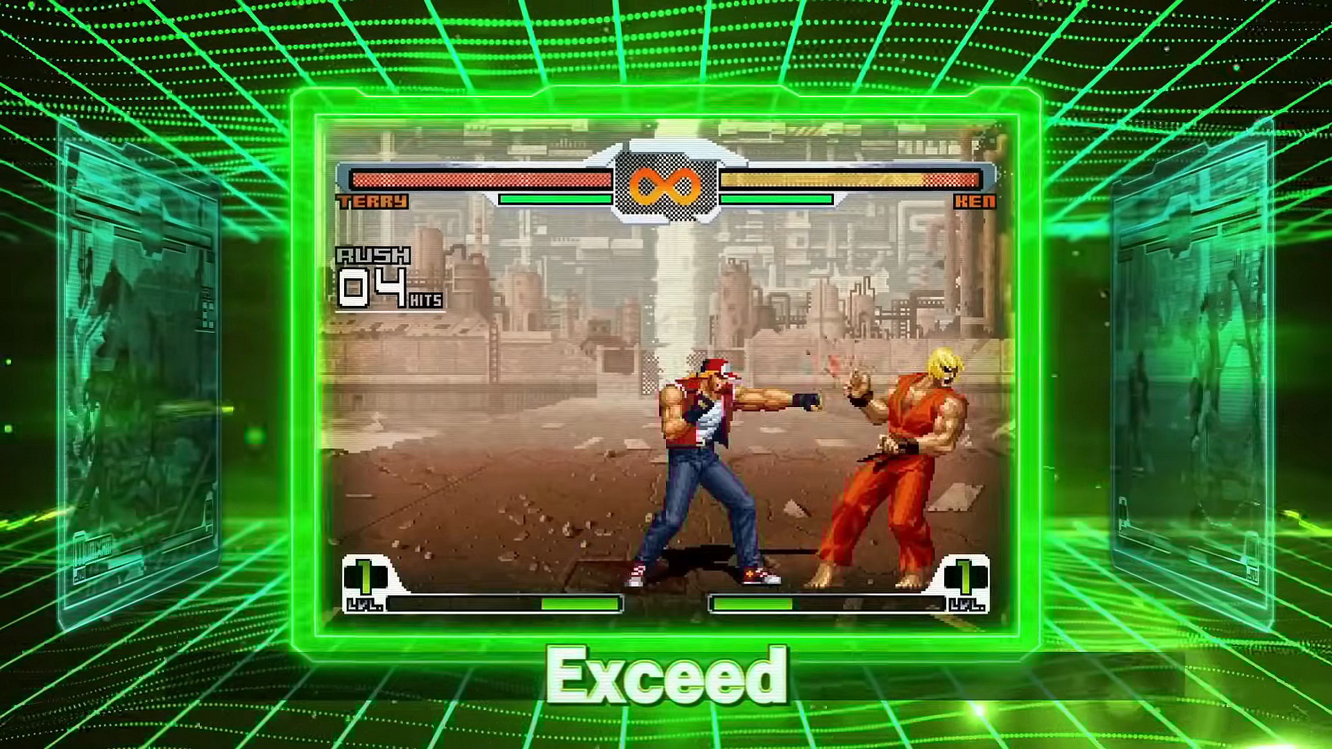 Terry Bogard shows his moves against Ken Masters in SNK Vs. Capcom: SVC Chaos (2024), SNK/Capcom