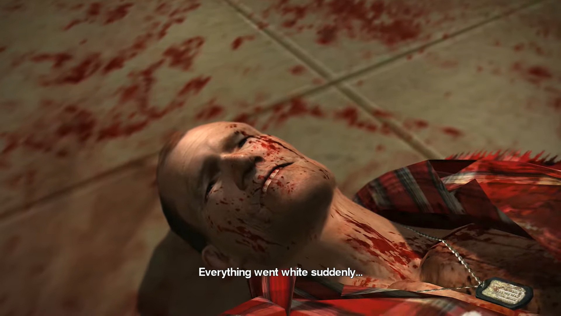 Cliff Hudson (Steve Blum) meets his end in Dead Rising (2006), Capcom