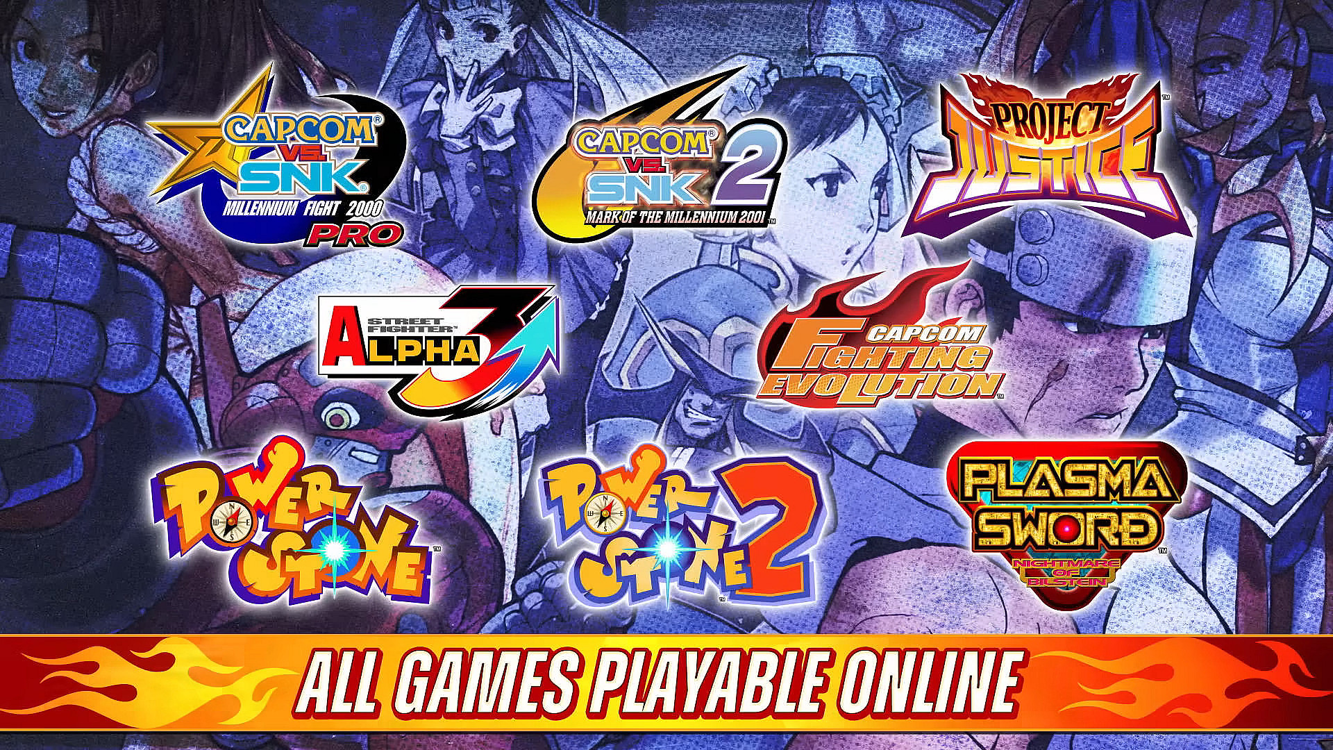 All eight games confirmed for the Capcom Fighting Collection 2 (TBA), Capcom