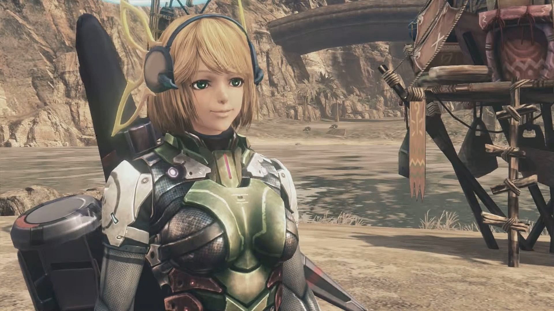 Mia (Megan Hollingshead) discusses her future in Xenoblade Chronicles X (2015), Nintendo