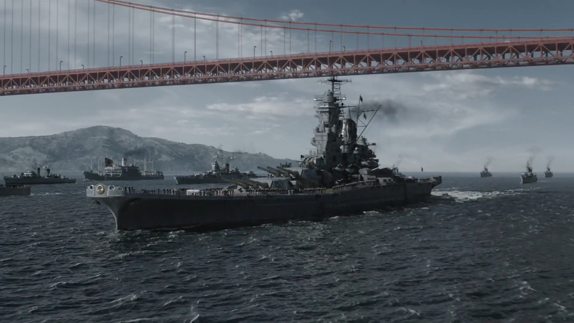 The Imperial Japanese Navy pulls into San Francisco in The Man in the High Castle Season 3 Episode 2 "Imagine Manchuria" (2018), Amazon Studios