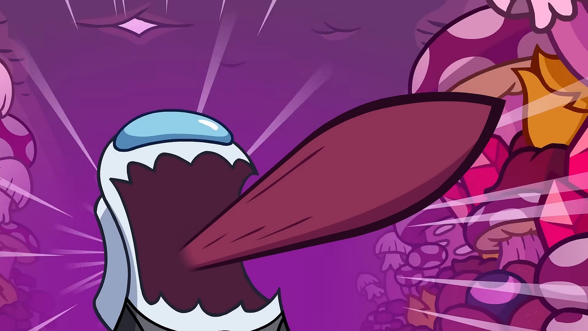 An imposter lashes out at his next prey in Among Us (2018), Innersloth