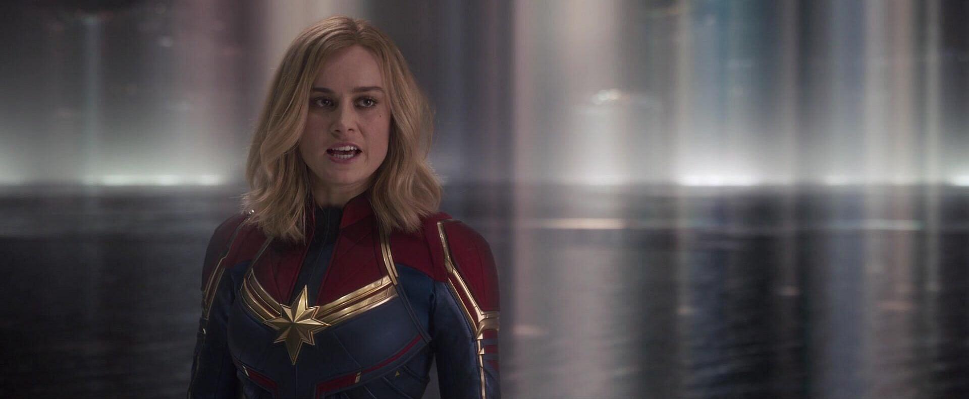 Captain Marvel (Brie Larson) confronts her origins in Captain Marvel (2019), Marvel Entertainment