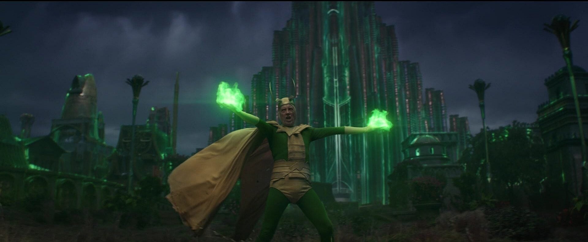 Classic Loki (Richard E. Grant) unleashes his Asgardian magics in Loki Season 1 Episode 5 "Journey Into Mystery", Marvel Entertainment