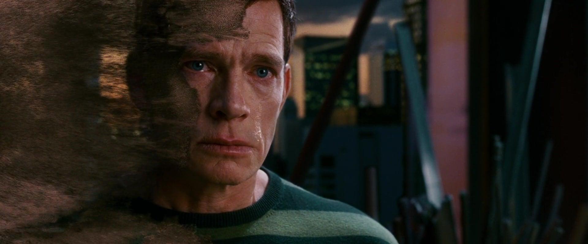 Sandman (Thomas Haden Church) bids farewell to Peter Parker (Tobey Maguire) in Spider-Man 3 (2007), Sony