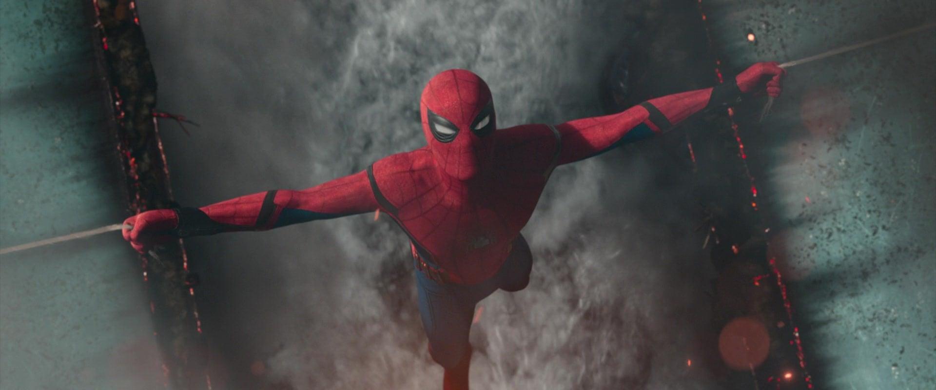Tom Holland does his best Tobey Maguire impression in Spider-Man: Homecoming (2017), Marvel Entertainment