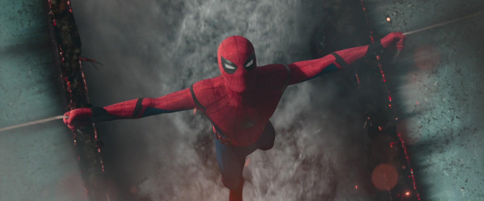 Tom Holland does his best Tobey Maguire impression in Spider-Man: Homecoming (2017), Marvel Entertainment
