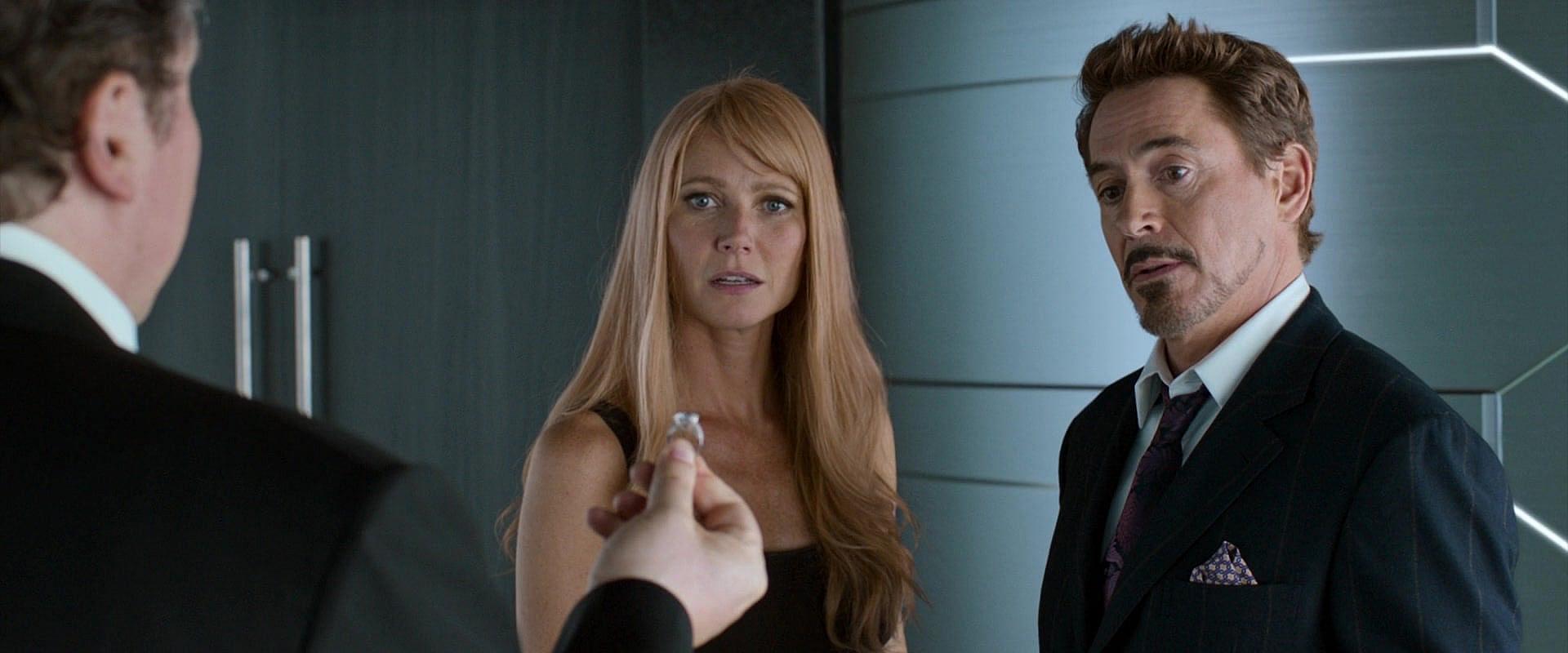 Tony Stark and Pepper Potts announce their engagement in Spider-Man: Homecoming (2017), Marvel