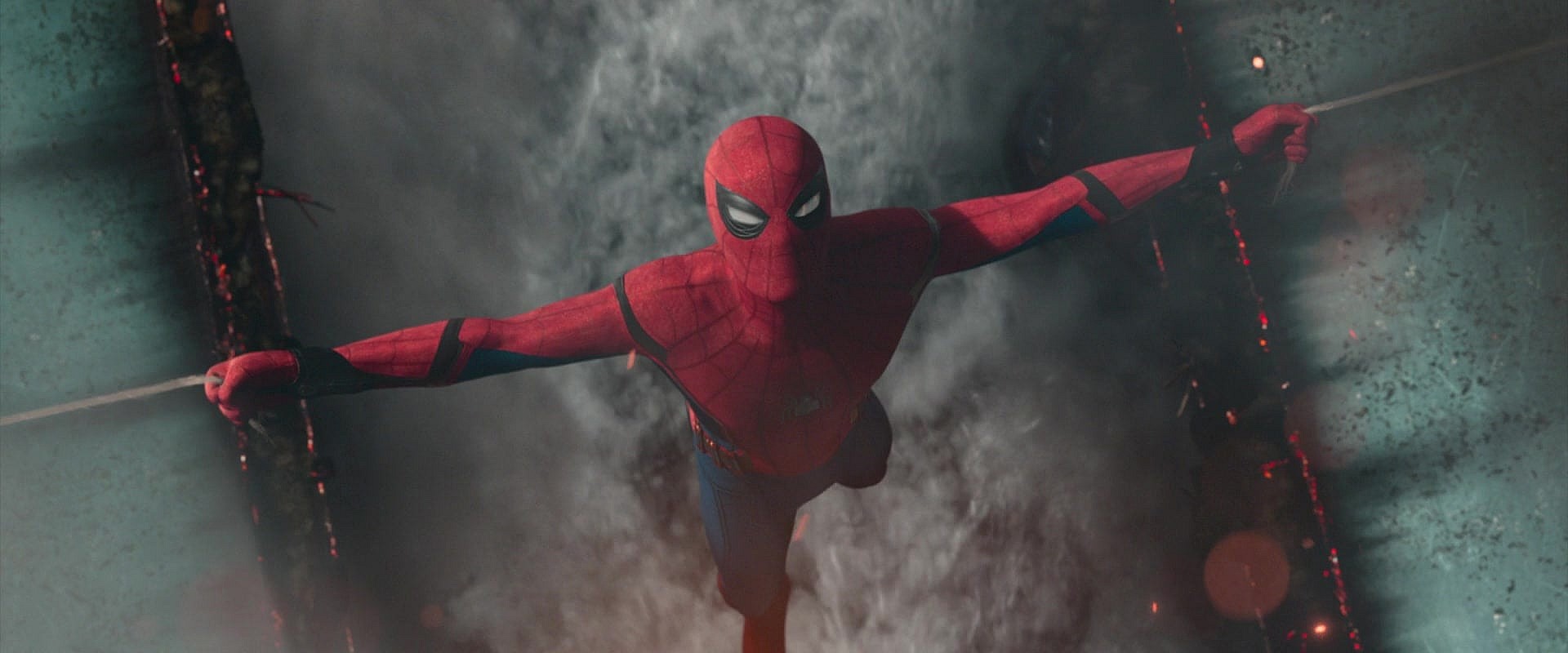 Tom Holland does his best Tobey Maguire impression in Spider-Man: Homecoming (2017), Marvel Entertainment