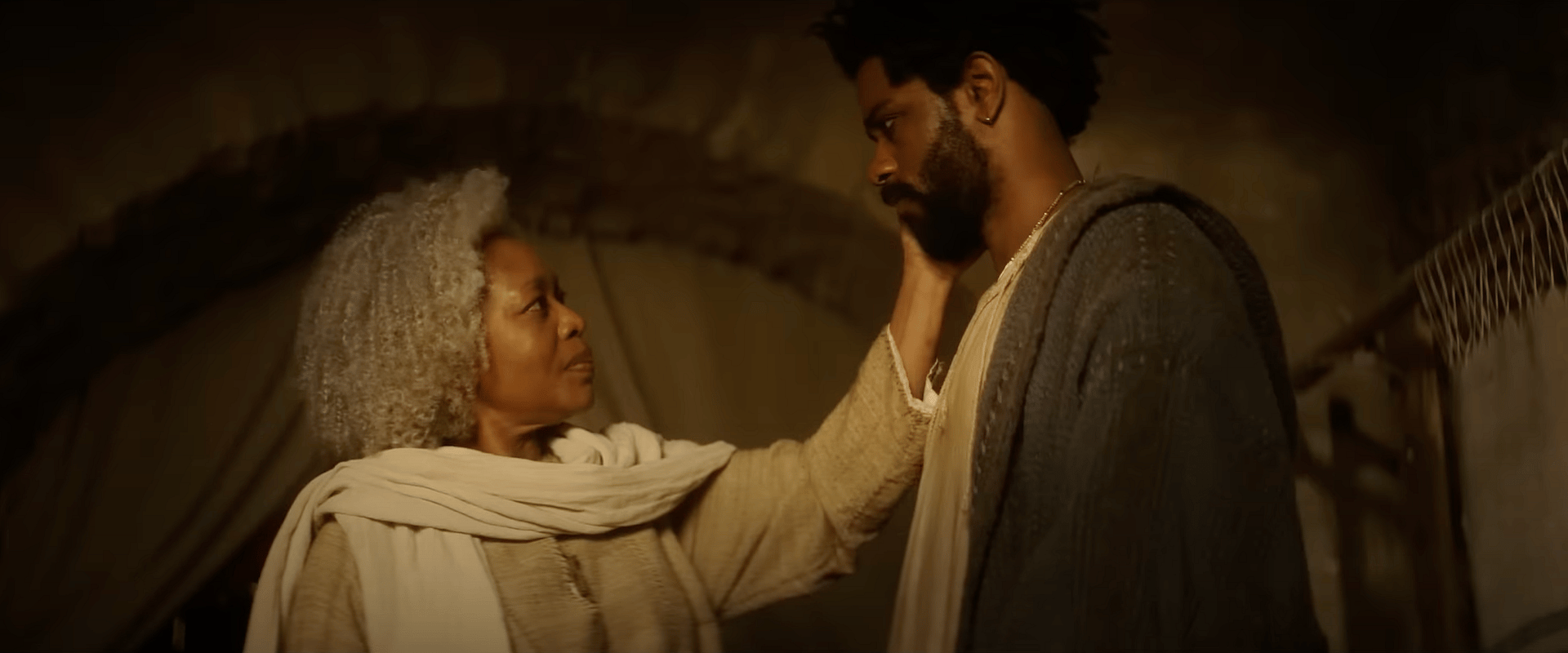 Alfre Woodard and LaKeith Stanfield in The Book of Clarence (2023), Sony Pictures Entertainment