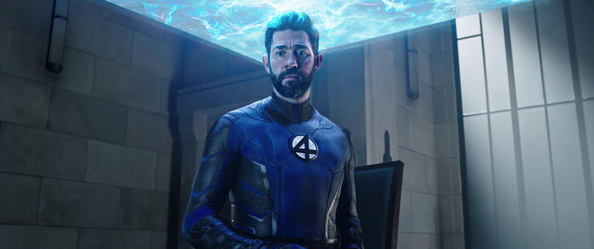 Reed Richards (John Krasinski) introduces himself as a member of The Illuminati via Doctor Strange in the Multiverse of Madness (2022), Marvel Entertainment