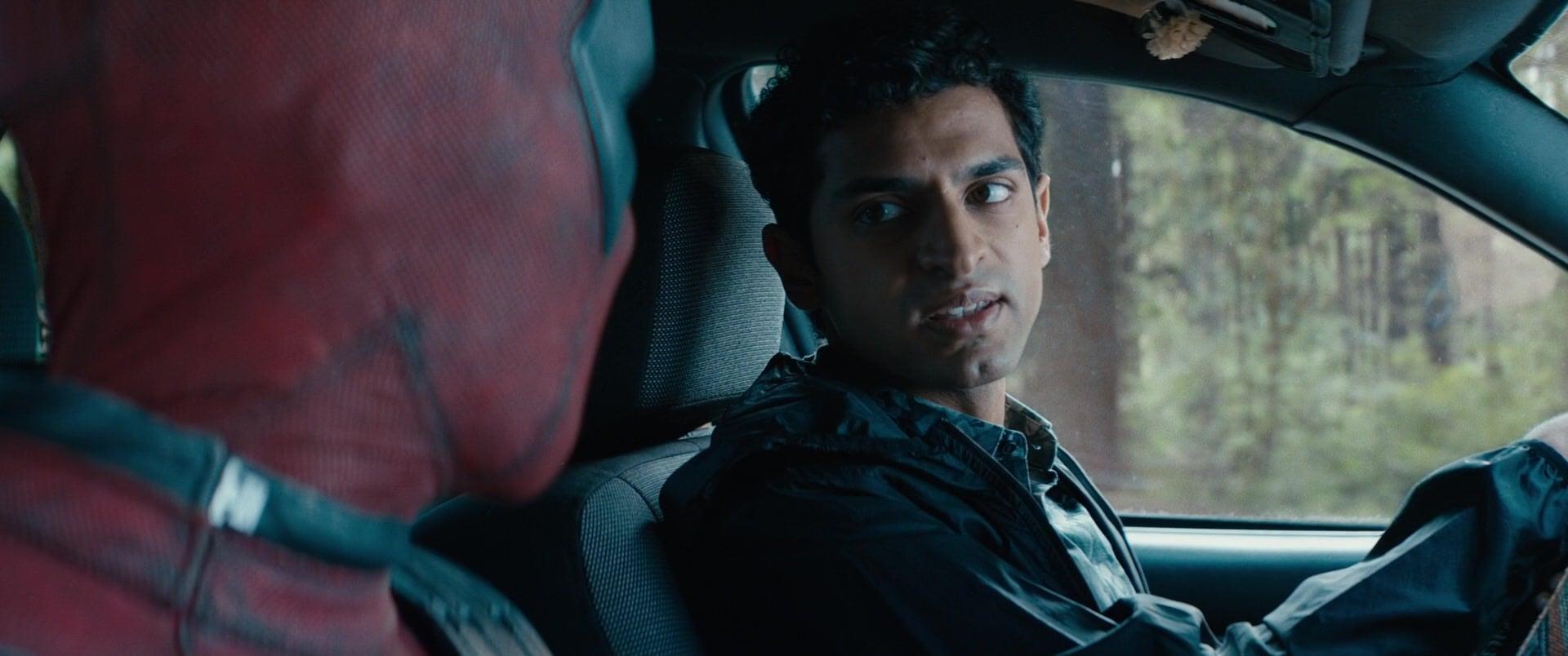 Dopinder (Karan Soni) gives Deadpool (Ryan Reynolds) some advice in Deadpool 2 (2018), Marvel Entertainment