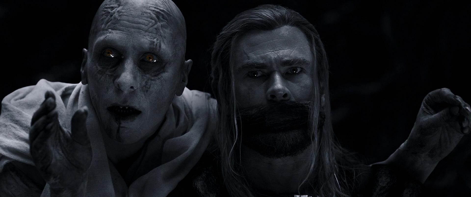 Gorr has Thor in his clutches in Thor: Love and Thunder (2022), Marvel Entertainment