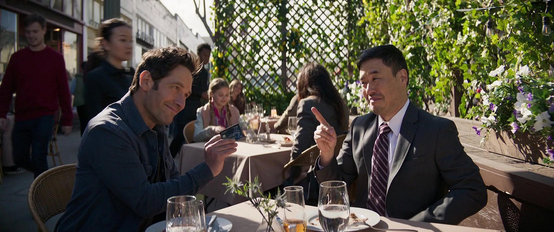 Scott Lang and Jimmy Woo grab lunch in Ant-Man and the Wasp: Quantumania (2023), Marvel