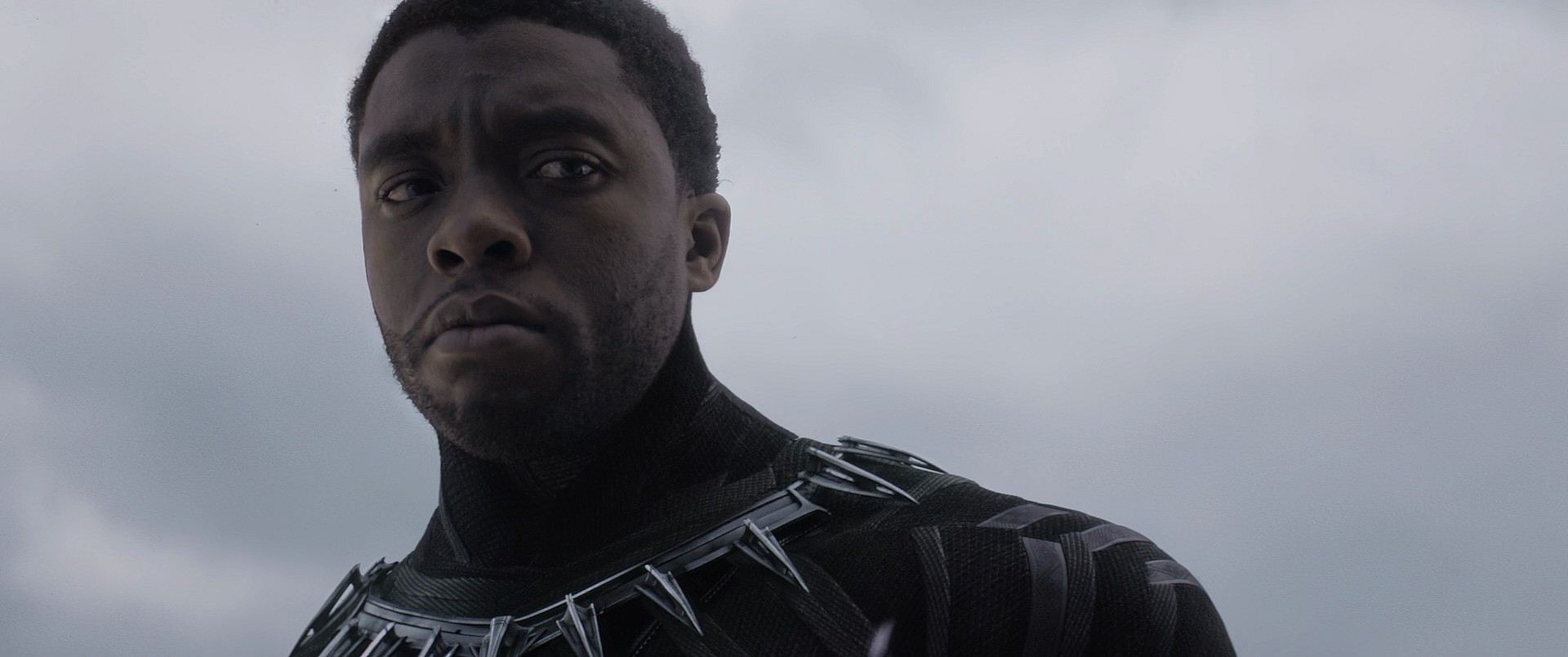 T'Challa (Chadwick Boseman) refuses to let Baron Zemo (Daniel Brühl) take the easy way out in Captain America: Civil War (2016), Marvel Entertainment