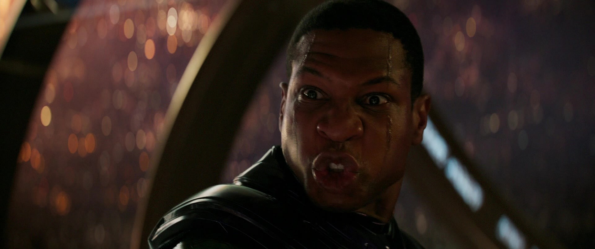 Kang the Conqueror (Jonathan Majors) has had it with Scott Lang's (Paul Rudd) defiance in Ant-Man and the Wasp: Quantumania (2023), Marvel Entertainment