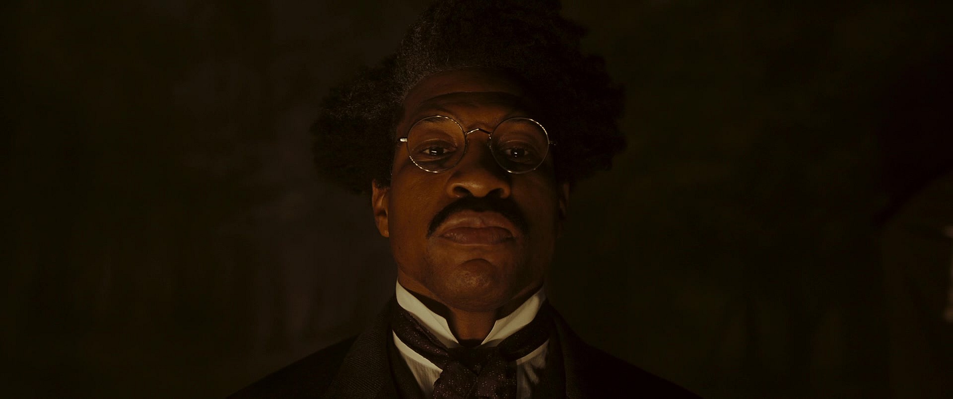 Victor Timely (Jonathan Majors) prepares to unveil his latest invention in Ant-Man and the Wasp: Quantumania (2023), Marvel Entertainment